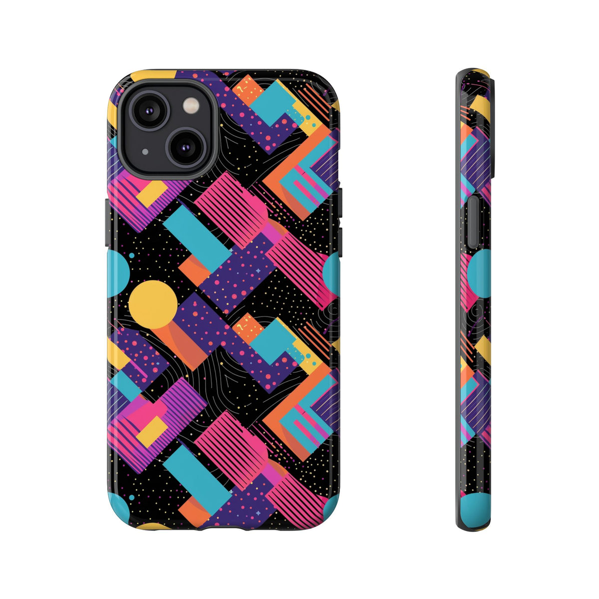 Retro 80s Seamless Phone Case – Vintage Style Meets Modern Protection 088