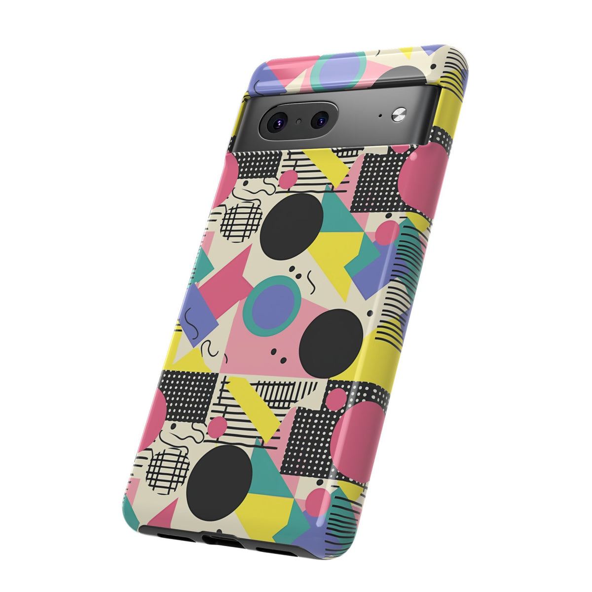 90s Themed Seamless Pattern Phone Case – Embrace Retro Style and Protection 228