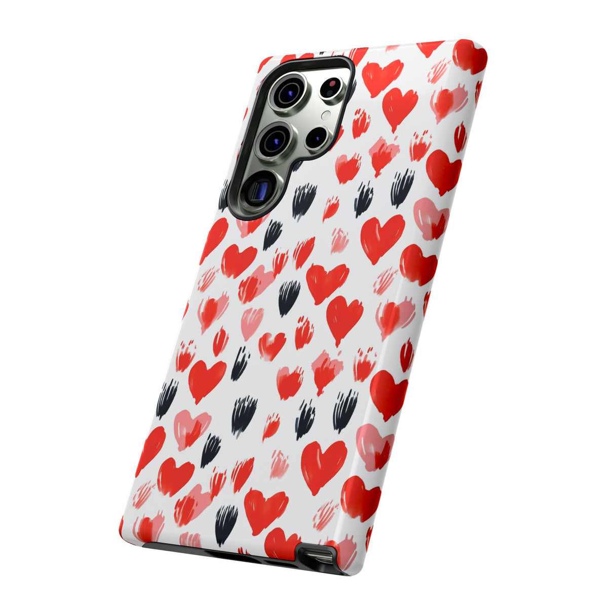 Heart Pattern Phone Case – Stylish & Loving Design for Your Device 366