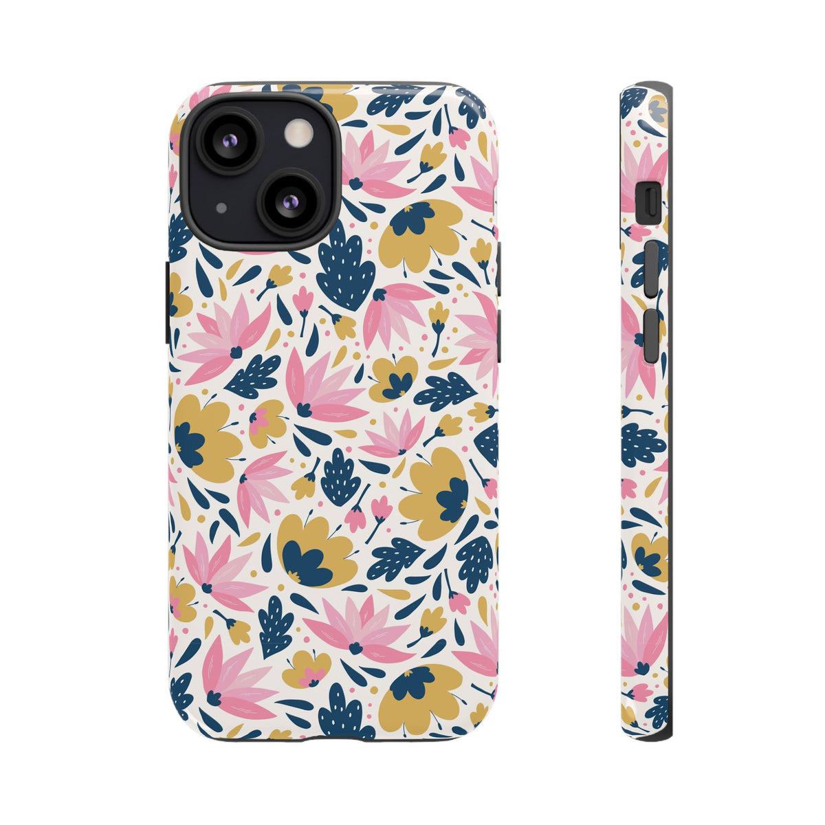 Colorful Little Flower Design Phone Case – Bright and Cheerful Floral Phone Cover 3