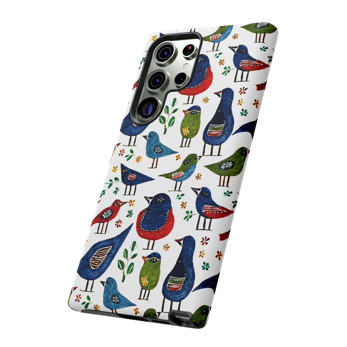 Birds Seamless Pattern Phone Case – Elegant and Timeless Avian Design 12