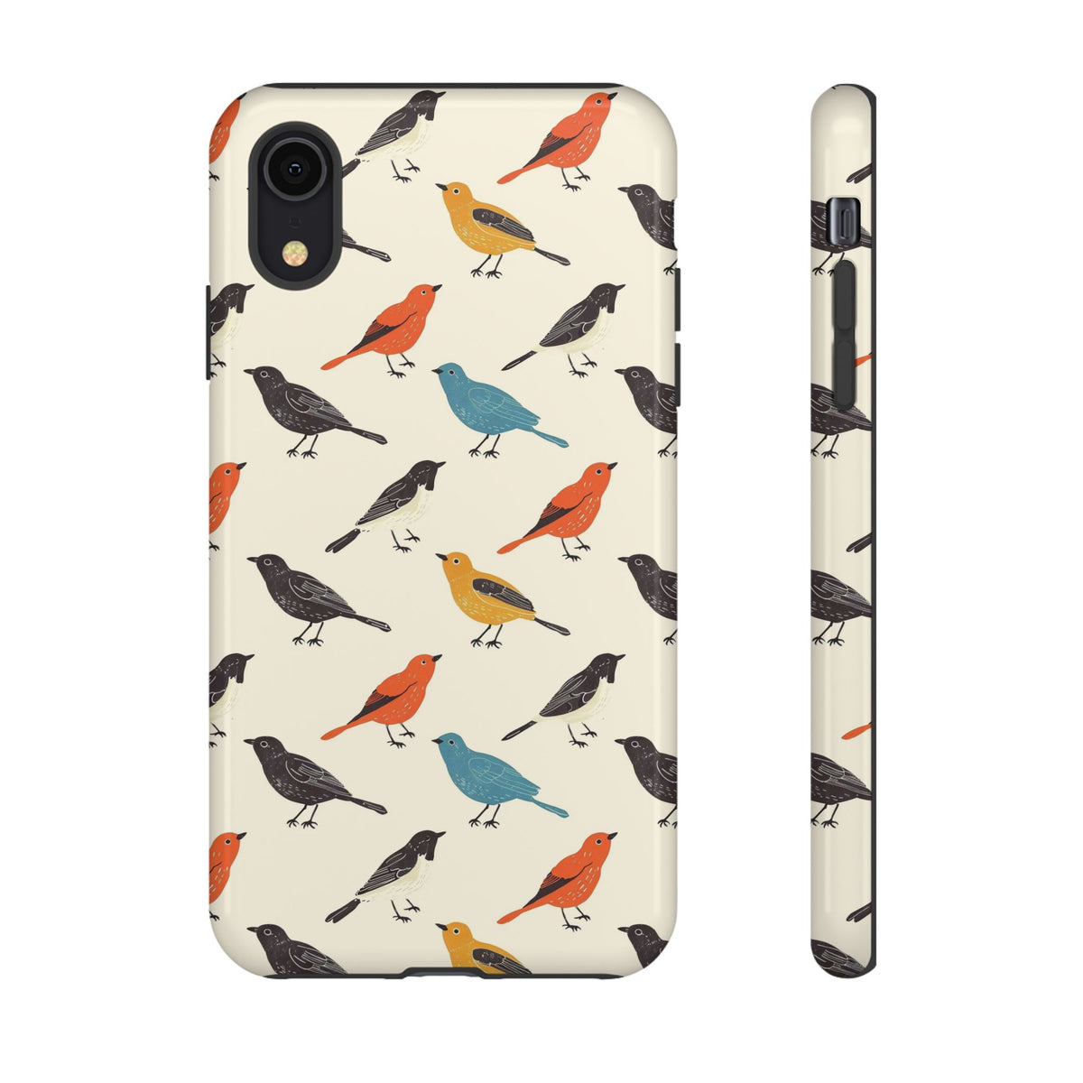 Birds Seamless Pattern Phone Case – Elegant and Timeless Avian Design 5