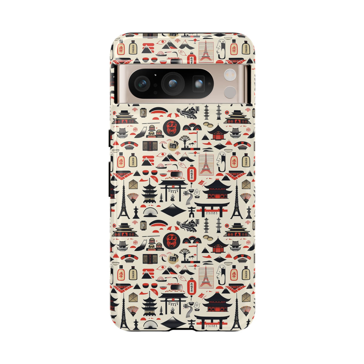 Japanese Pattern Phone Case – Elegant & Timeless Design for Your Phone 010