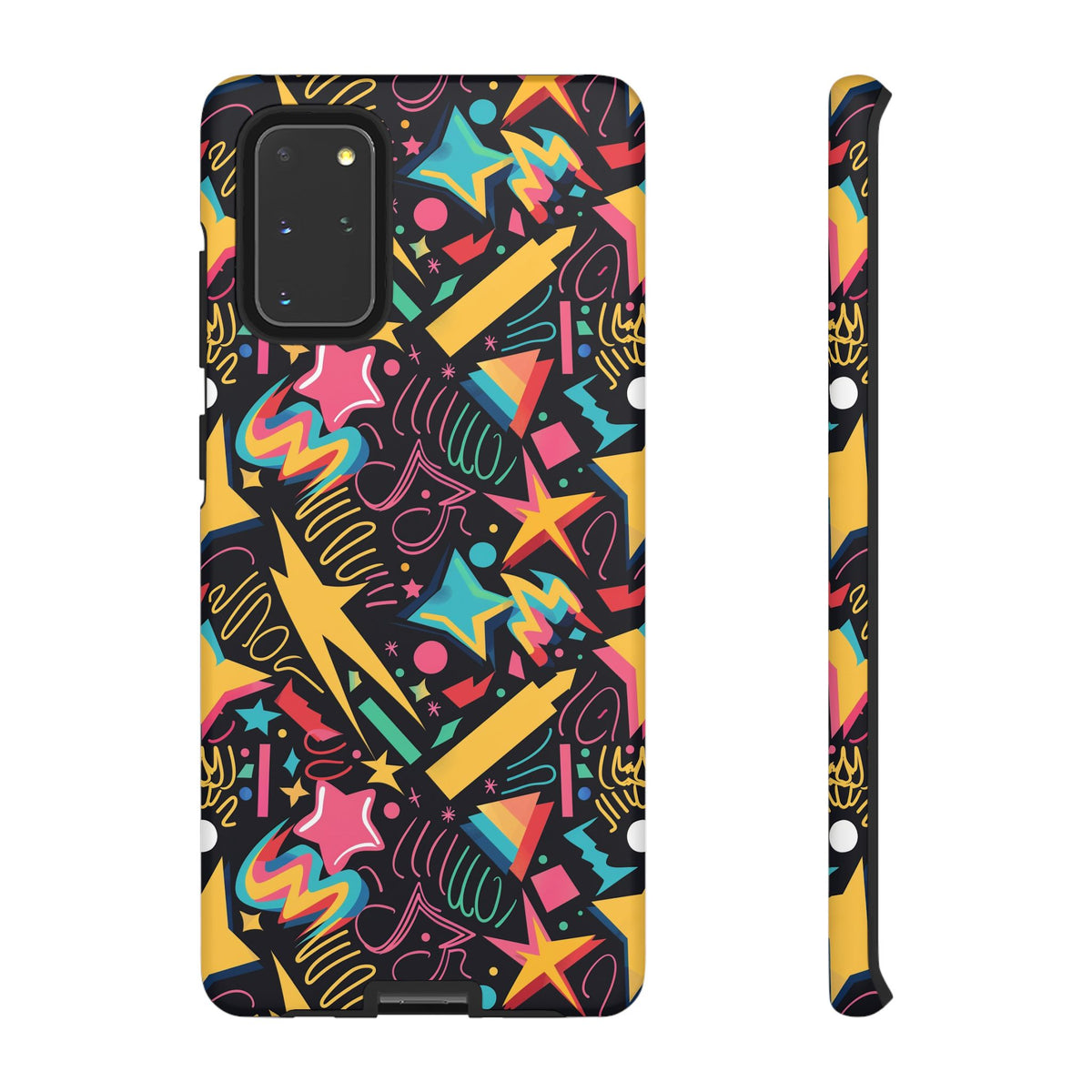 90s Themed Seamless Pattern Phone Case – Embrace Retro Style and Protection 232