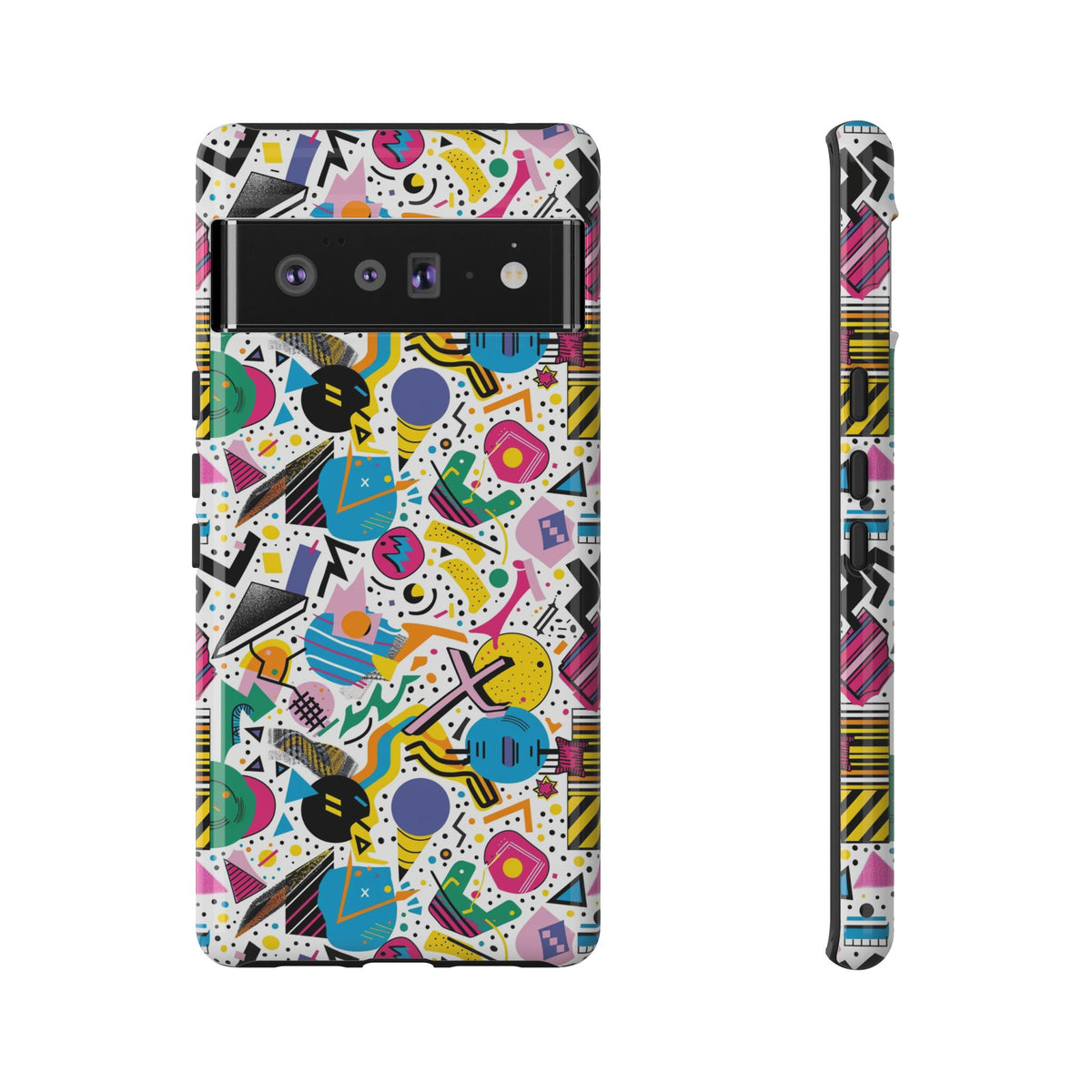 90s Themed Seamless Pattern Phone Case – Embrace Retro Style and Protection 225