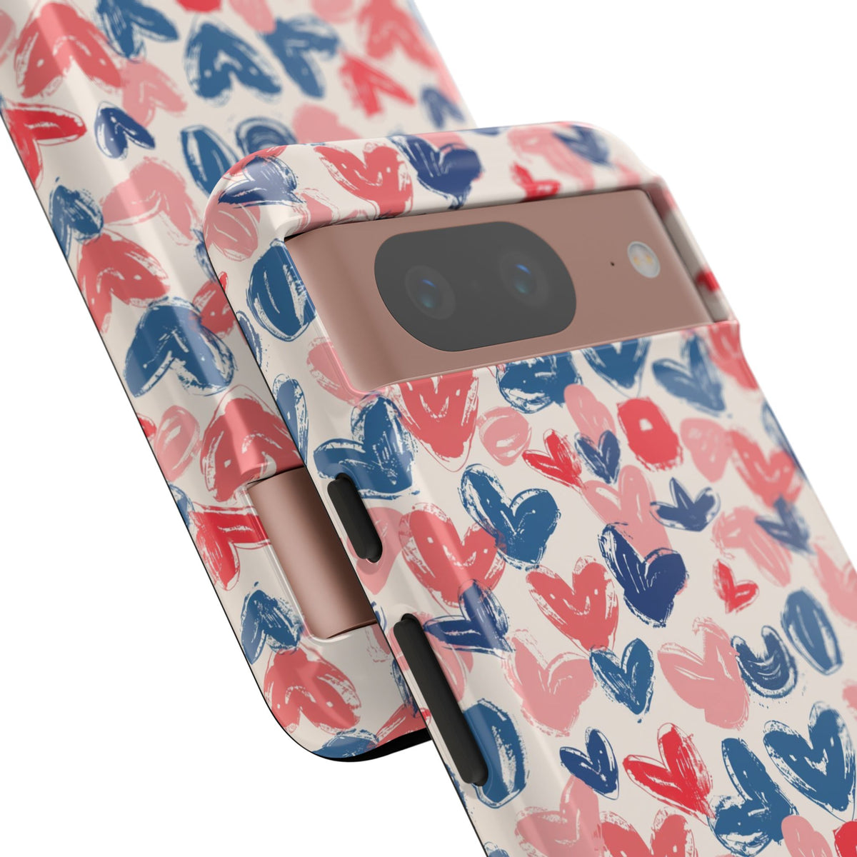 Heart Pattern Phone Case – Stylish & Loving Design for Your Device 354