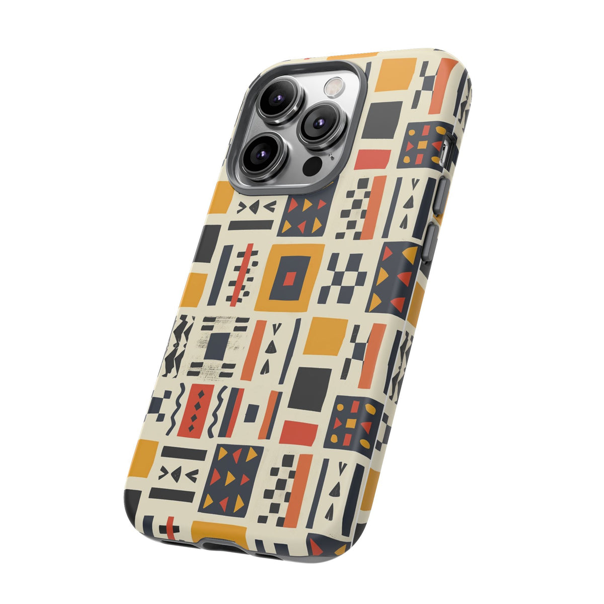 Stylish African Pattern Phone Case – Unique and Vibrant Protection 104