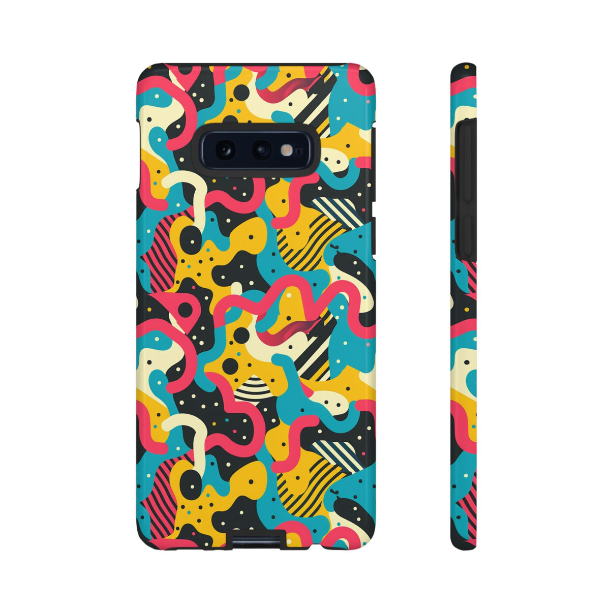 90s Themed Seamless Pattern Phone Case – Embrace Retro Style and Protection 238