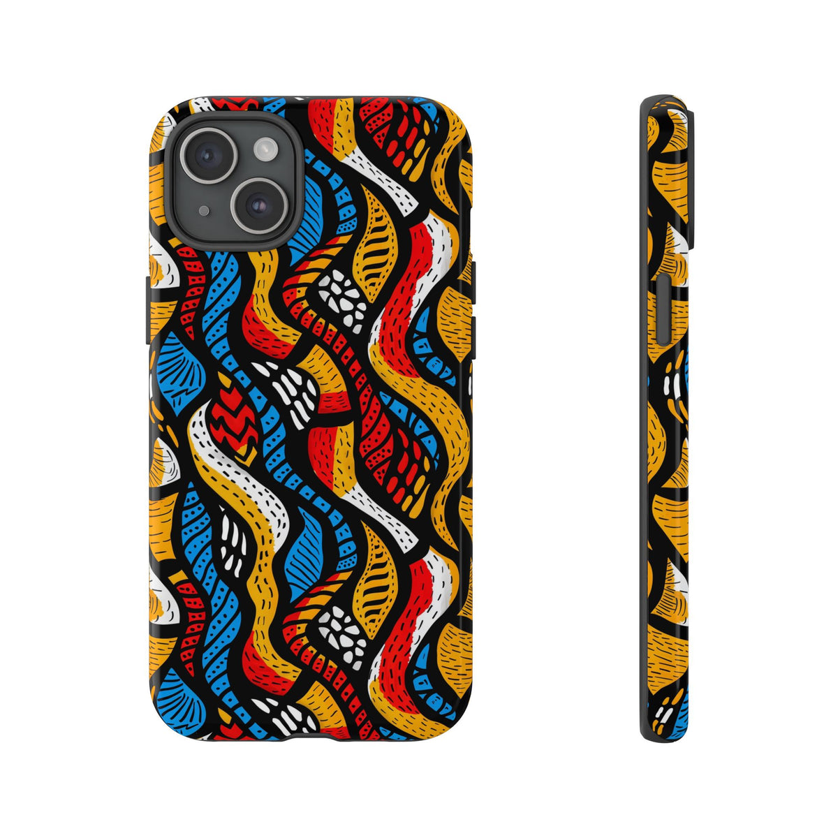 Stylish African Pattern Phone Case – Unique and Vibrant Protection 155