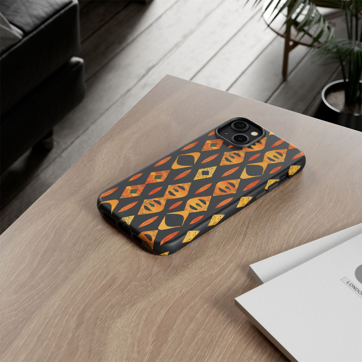 Stylish African Pattern Phone Case – Unique and Vibrant Protection 154