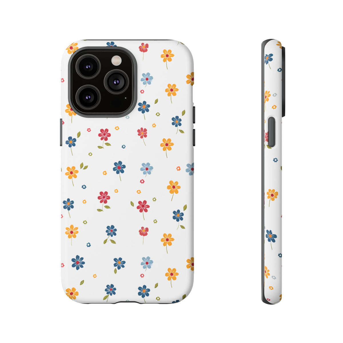 Wild Flowers Garden Stitch Phone Case – Nature-Inspired Floral Design