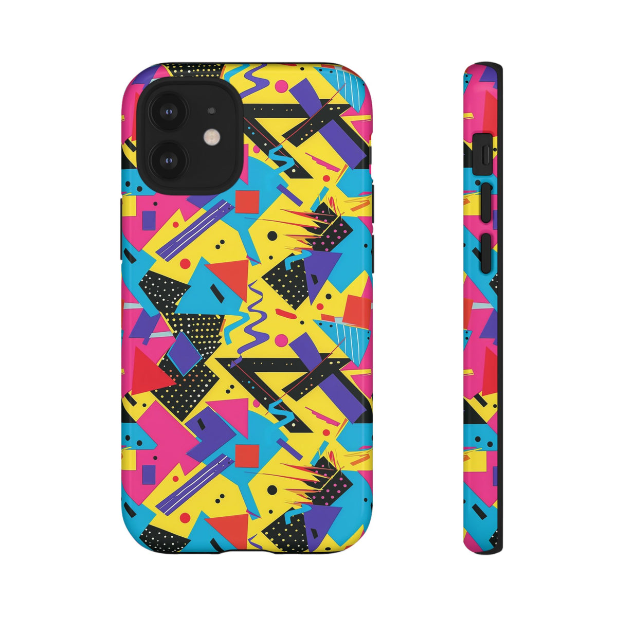 90s Themed Seamless Pattern Phone Case – Embrace Retro Style and Protection 223