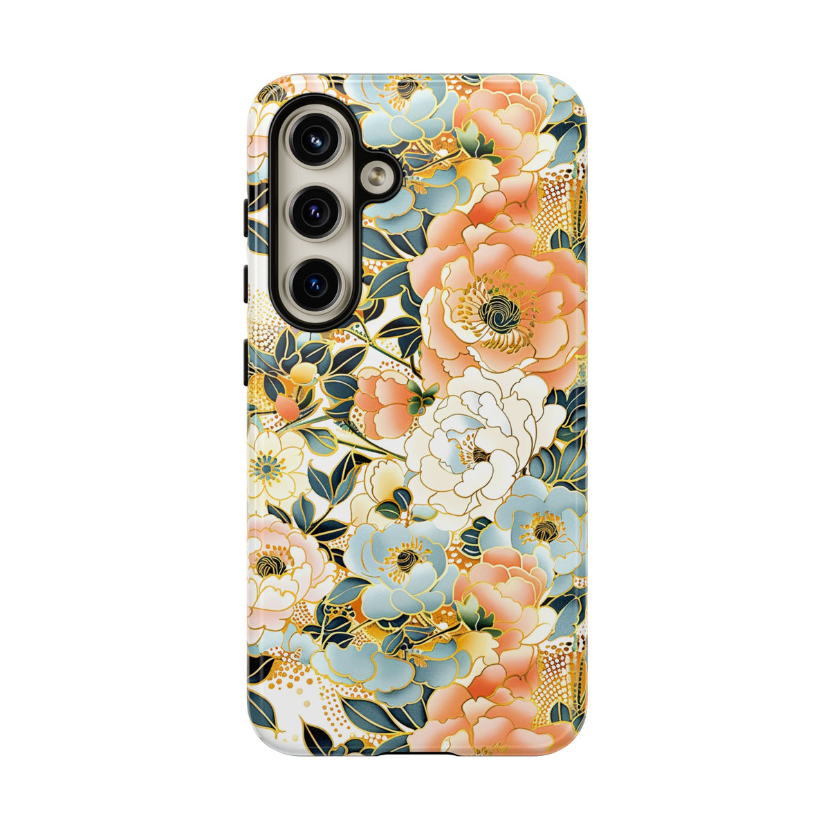 Japanese Blossom Asian Floral Design Phone Case – Elegant Floral Phone Cover 5