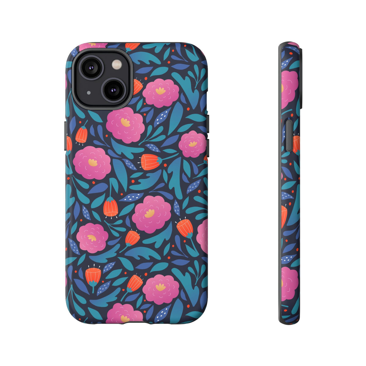 Colorful Little Flower Design Phone Case – Bright and Cheerful Floral Phone Cover 2