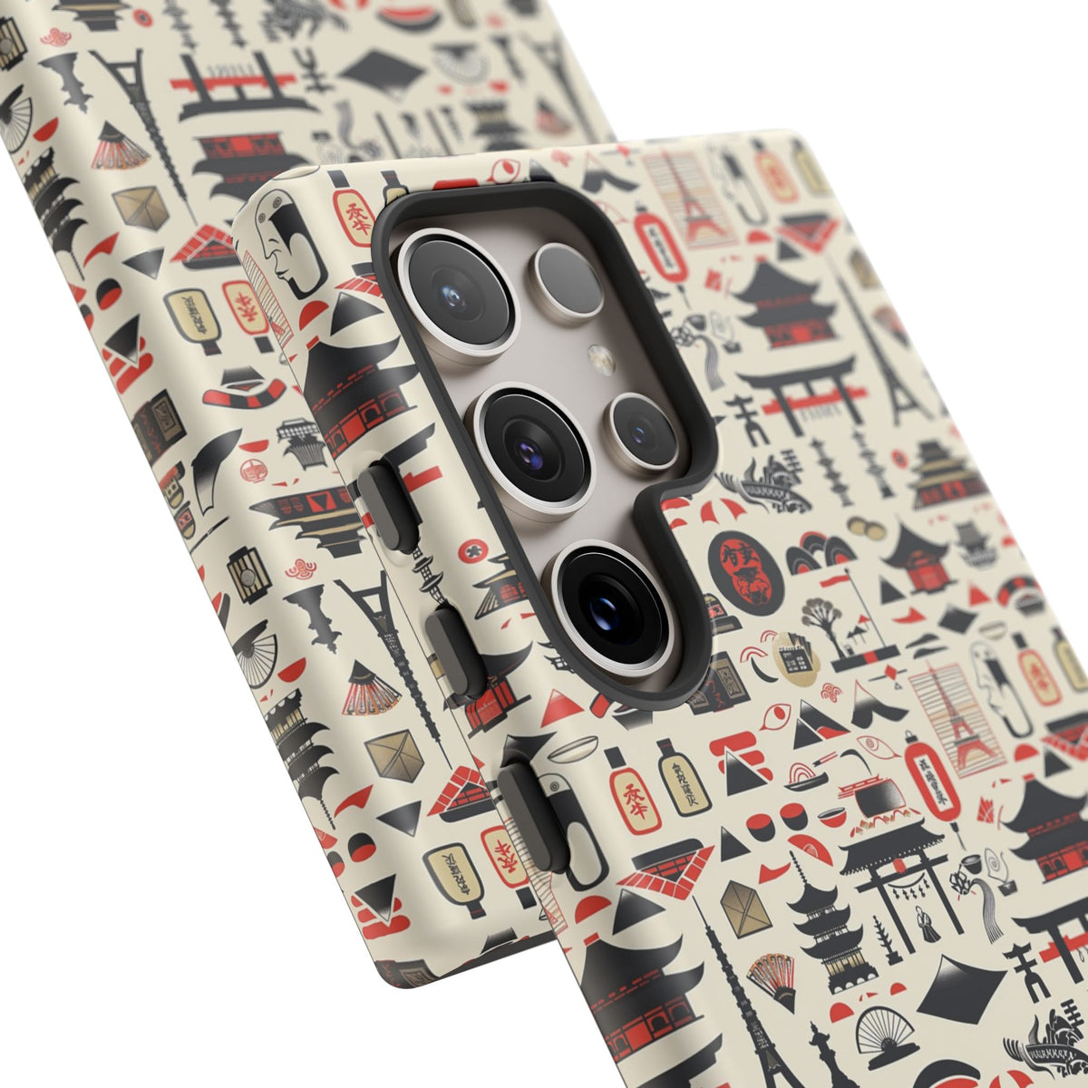 Japanese Pattern Phone Case – Elegant & Timeless Design for Your Phone 010