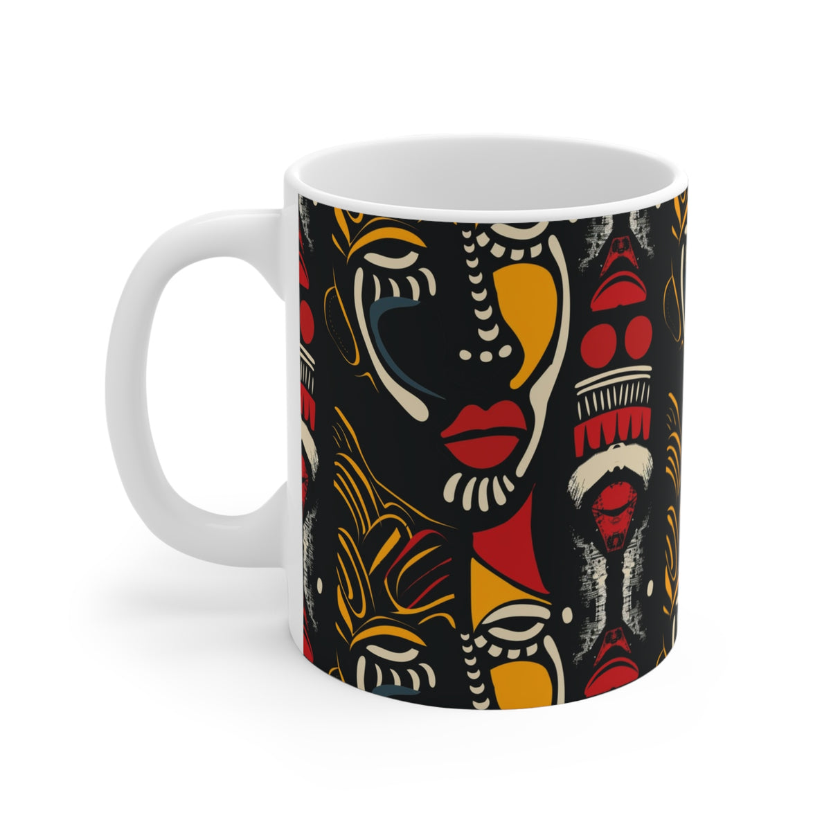 All-Over African Pattern Coffee Mug 554