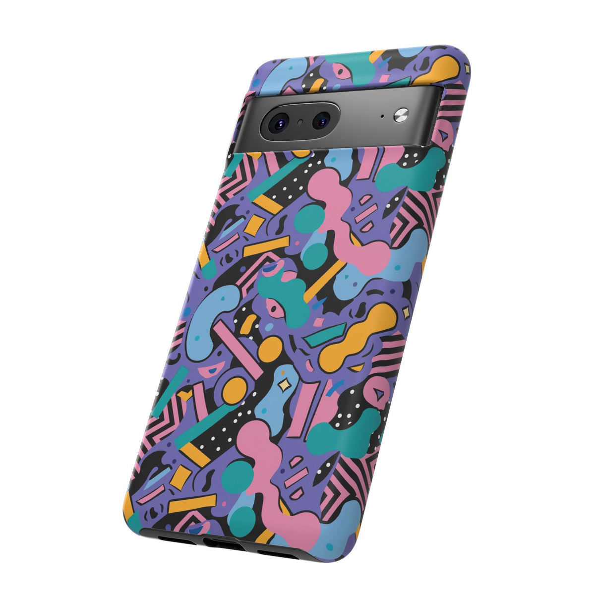 90s Themed Seamless Pattern Phone Case – Embrace Retro Style and Protection 234