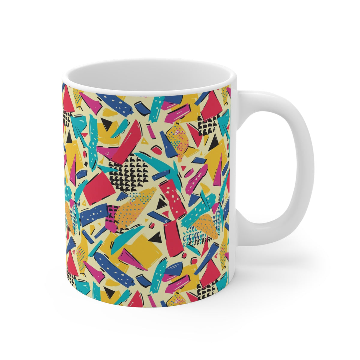 90s Retro Coffee Mug - Full Wrap Design 588