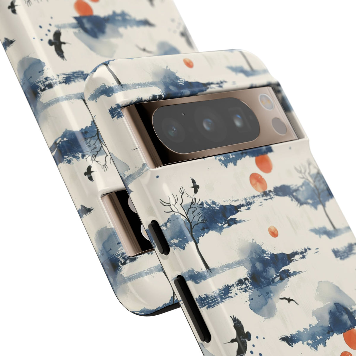 Japanese Pattern Phone Case – Elegant & Timeless Design for Your Phone 030