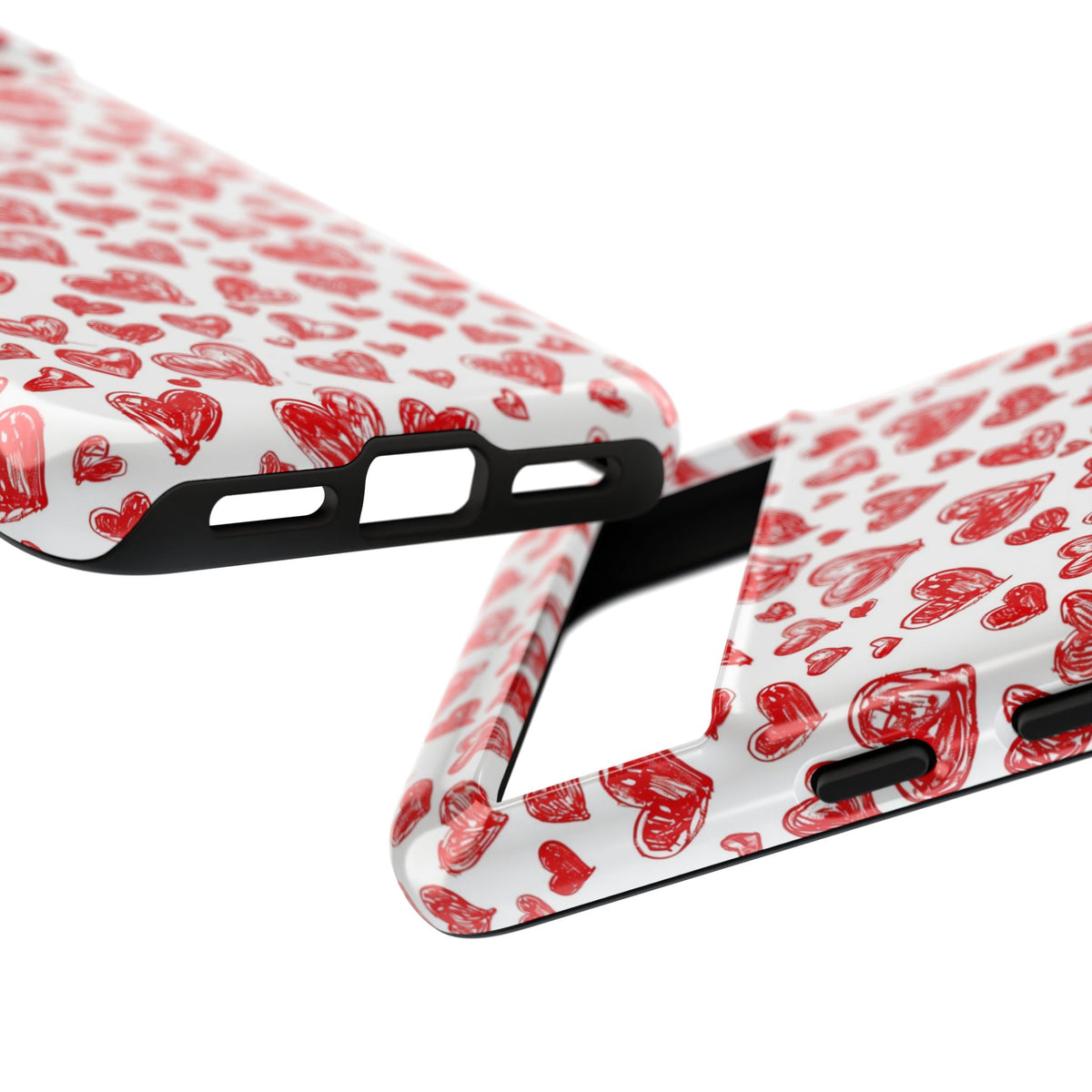 Heart Pattern Phone Case – Stylish & Loving Design for Your Device 814