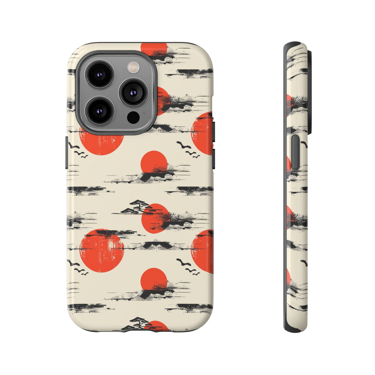 Japanese Pattern Phone Case – Elegant & Timeless Design for Your Phone 077