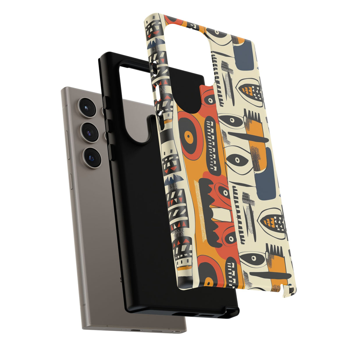 Stylish African Pattern Phone Case – Unique and Vibrant Protection 204