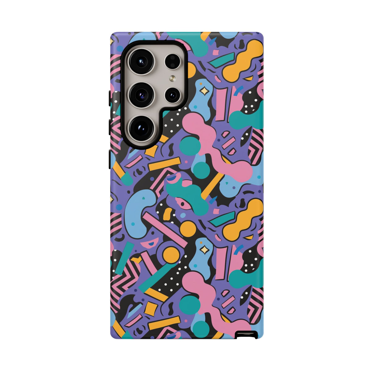 90s Themed Seamless Pattern Phone Case – Embrace Retro Style and Protection 234