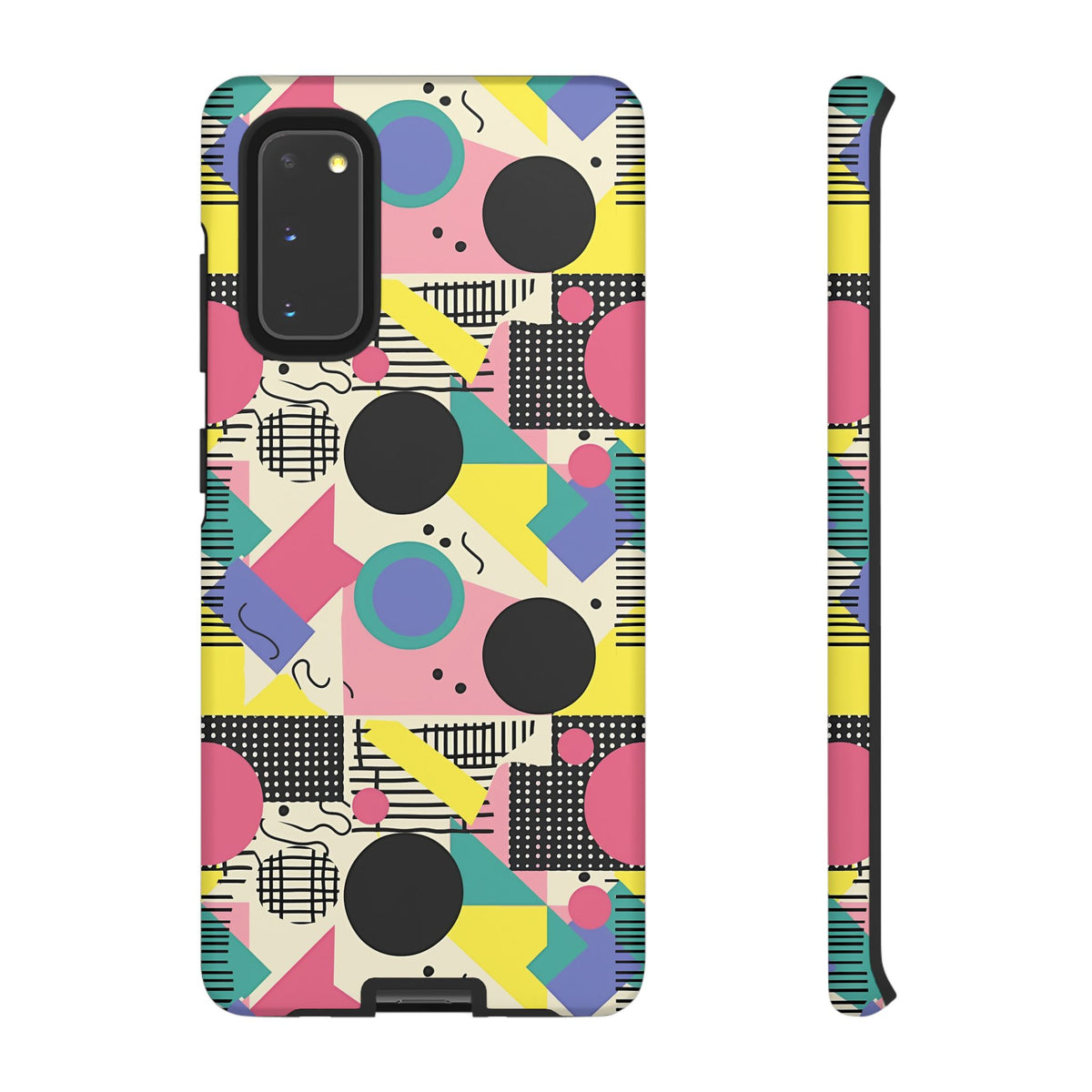 90s Themed Seamless Pattern Phone Case – Embrace Retro Style and Protection 228