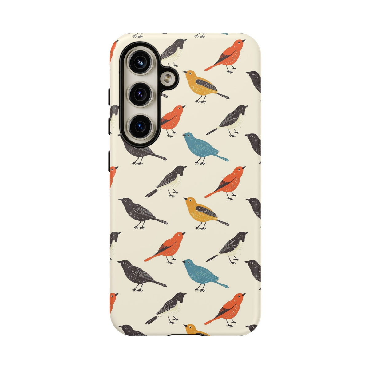 Birds Seamless Pattern Phone Case – Elegant and Timeless Avian Design 5