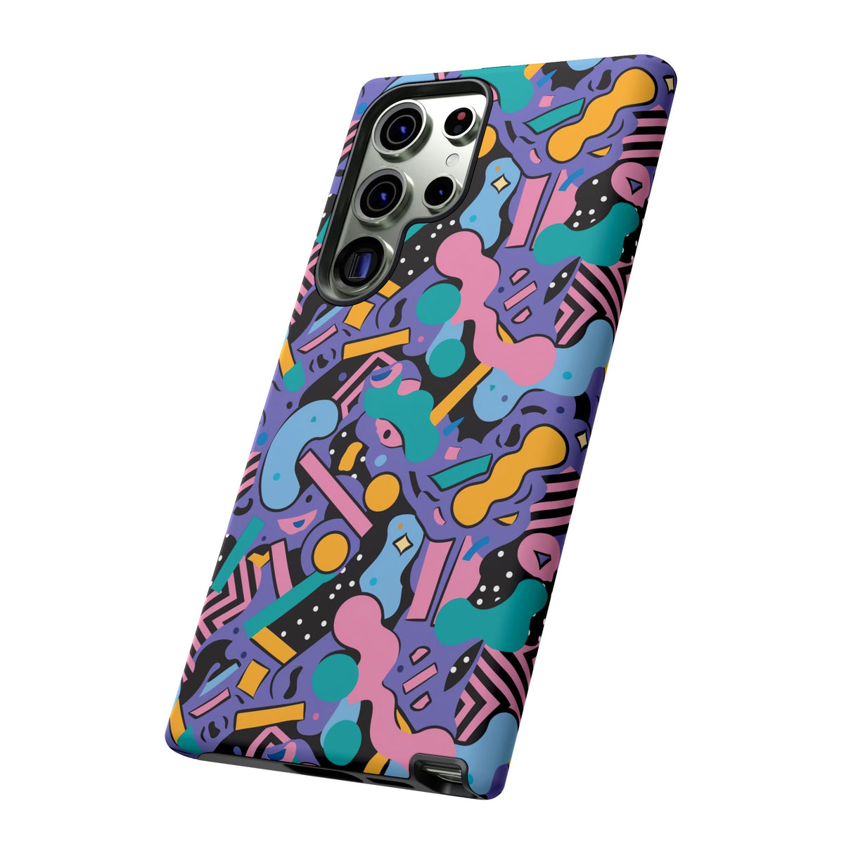 90s Themed Seamless Pattern Phone Case – Embrace Retro Style and Protection 234