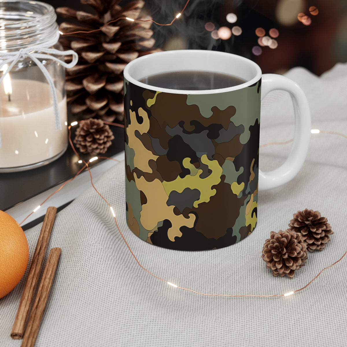 All-Over Camouflage Pattern Coffee Mug 08