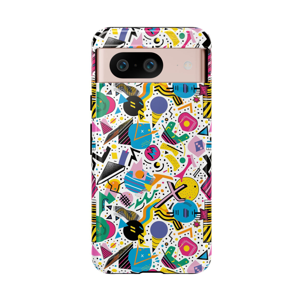 90s Themed Seamless Pattern Phone Case – Embrace Retro Style and Protection 225