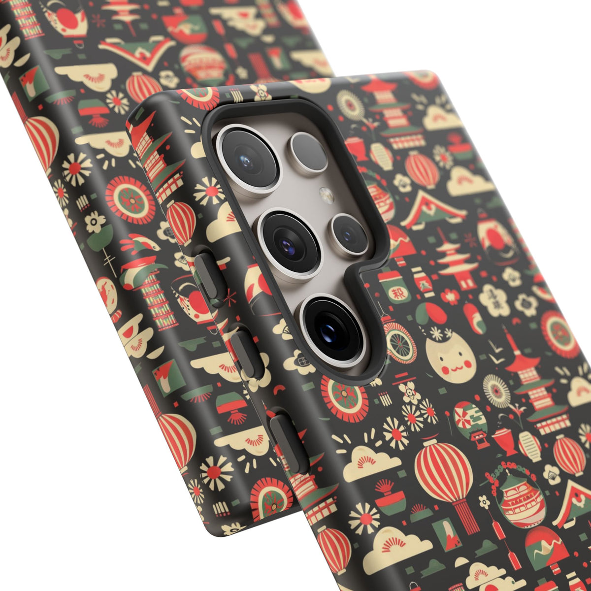 Japanese Pattern Phone Case – Elegant & Timeless Design for Your Phone 032