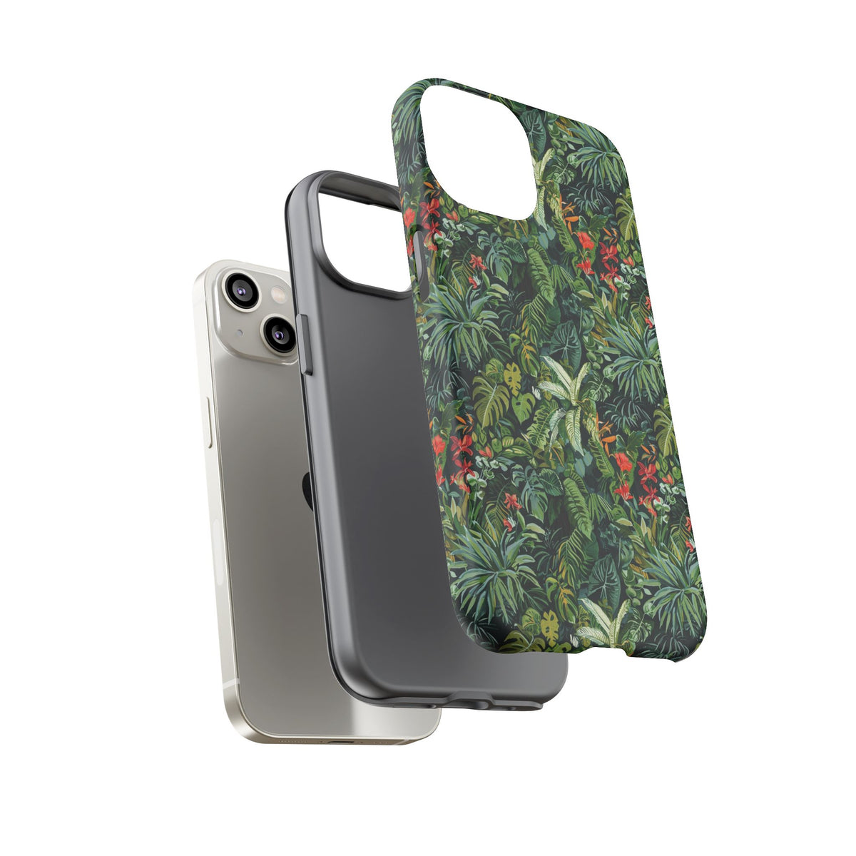 Jungle Pattern Phone Case – Exotic & Lush Design for Your Phone 323