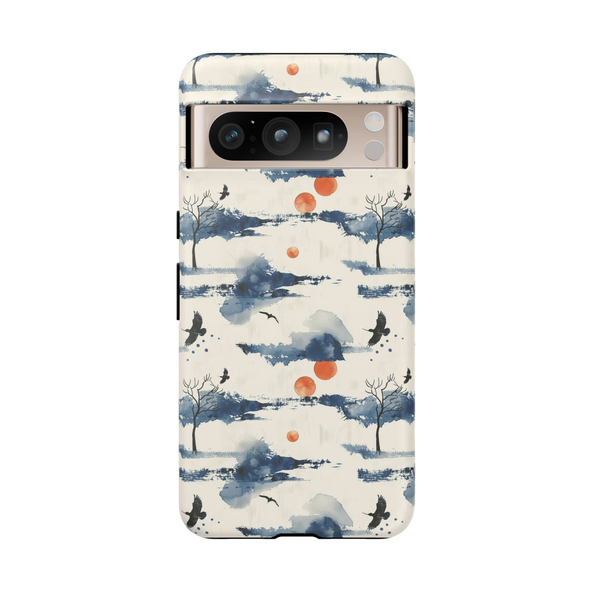 Japanese Pattern Phone Case – Elegant & Timeless Design for Your Phone 030