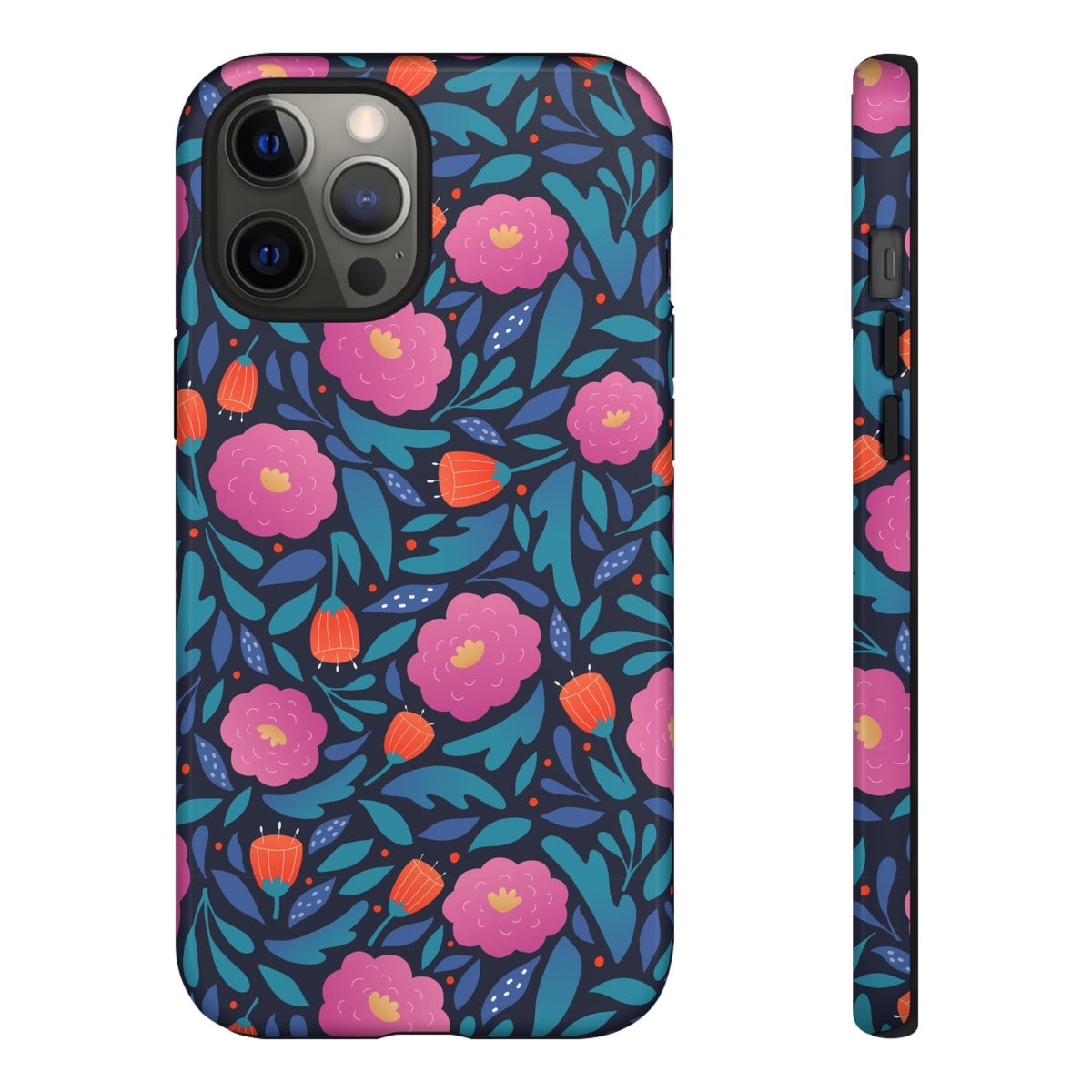 Colorful Little Flower Design Phone Case – Bright and Cheerful Floral Phone Cover 2