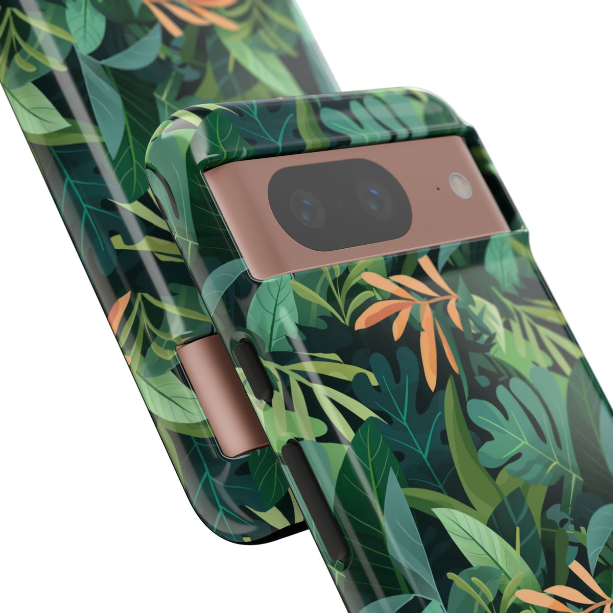 Jungle Pattern Phone Case – Exotic & Lush Design for Your Phone 341