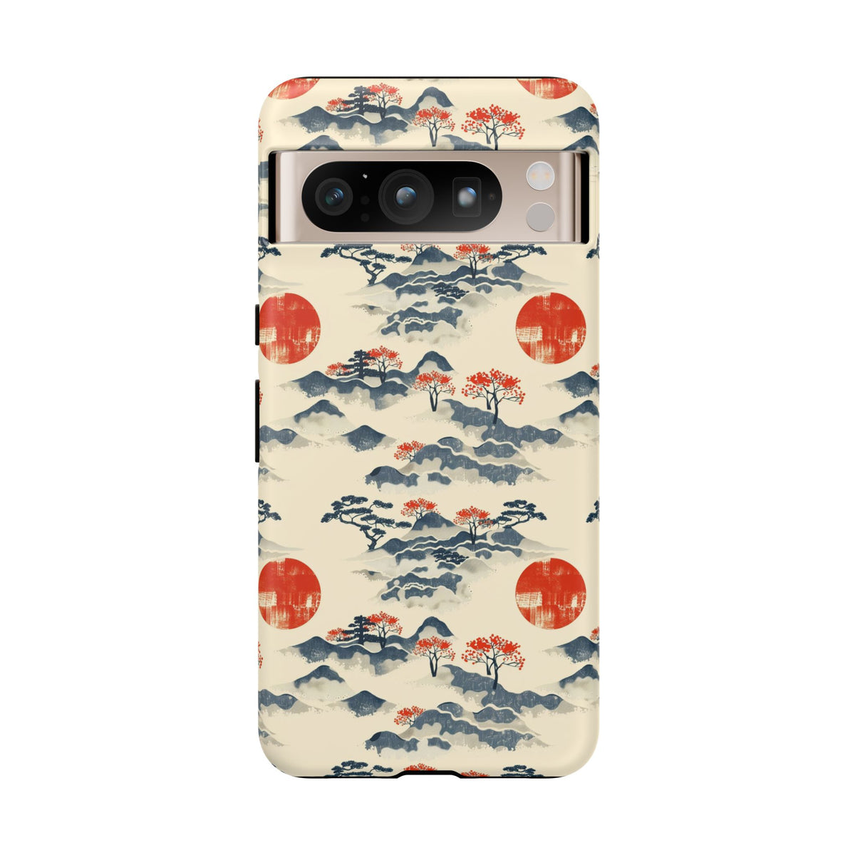 Japanese Pattern Phone Case – Elegant & Timeless Design for Your Phone 085