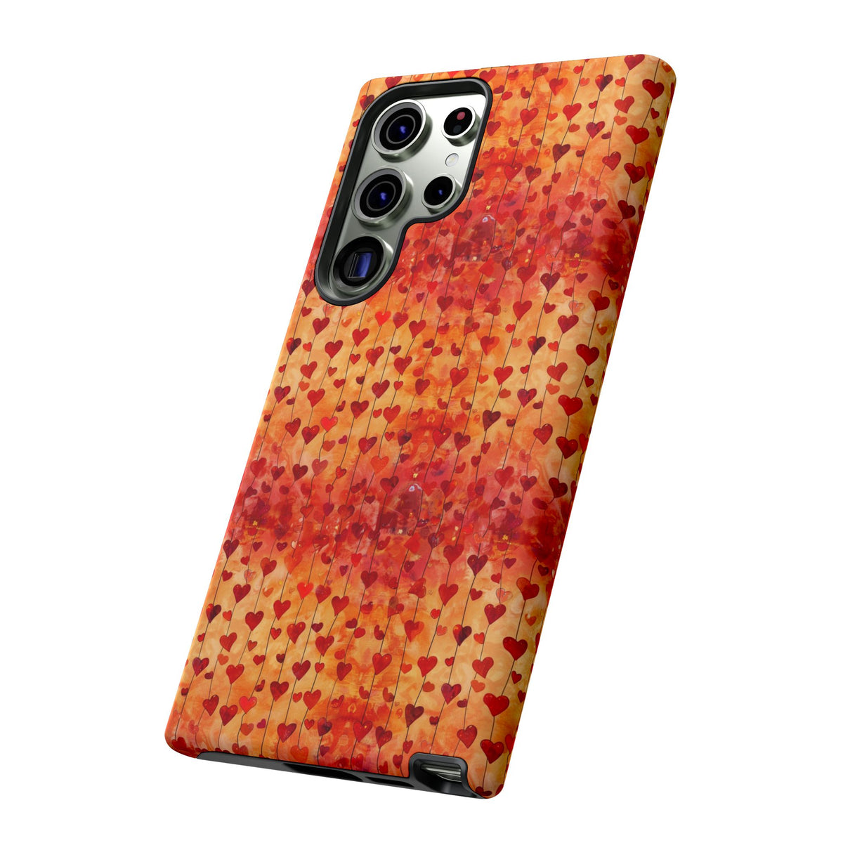 Heart Pattern Phone Case – Stylish & Loving Design for Your Device 827