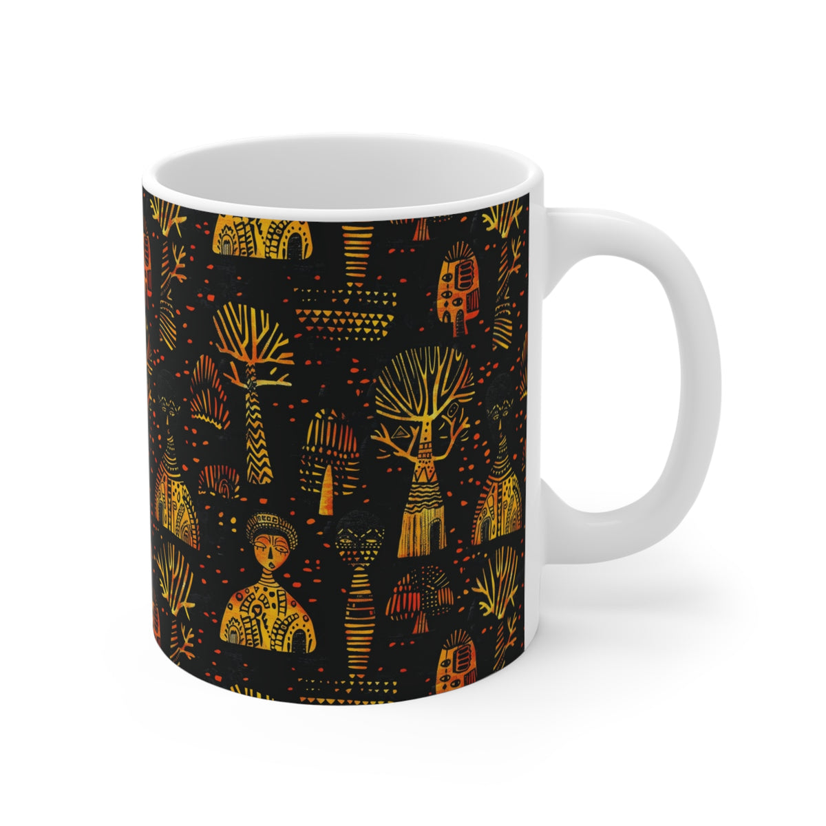 All-Over African Pattern Coffee Mug 605