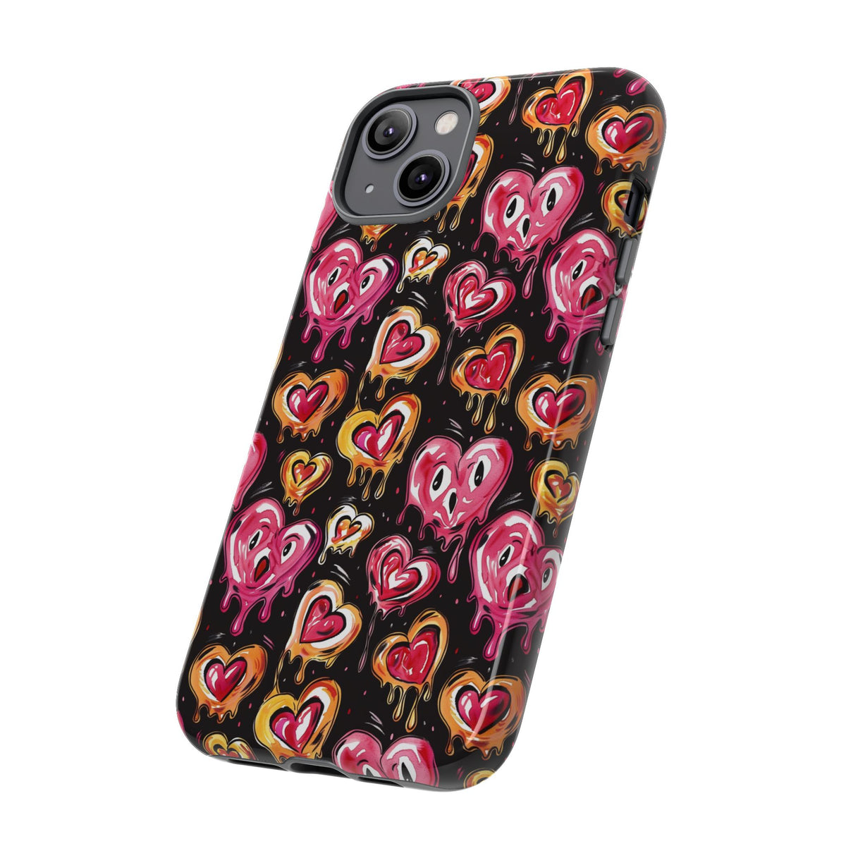 Heart Pattern Phone Case – Stylish & Loving Design for Your Device 361