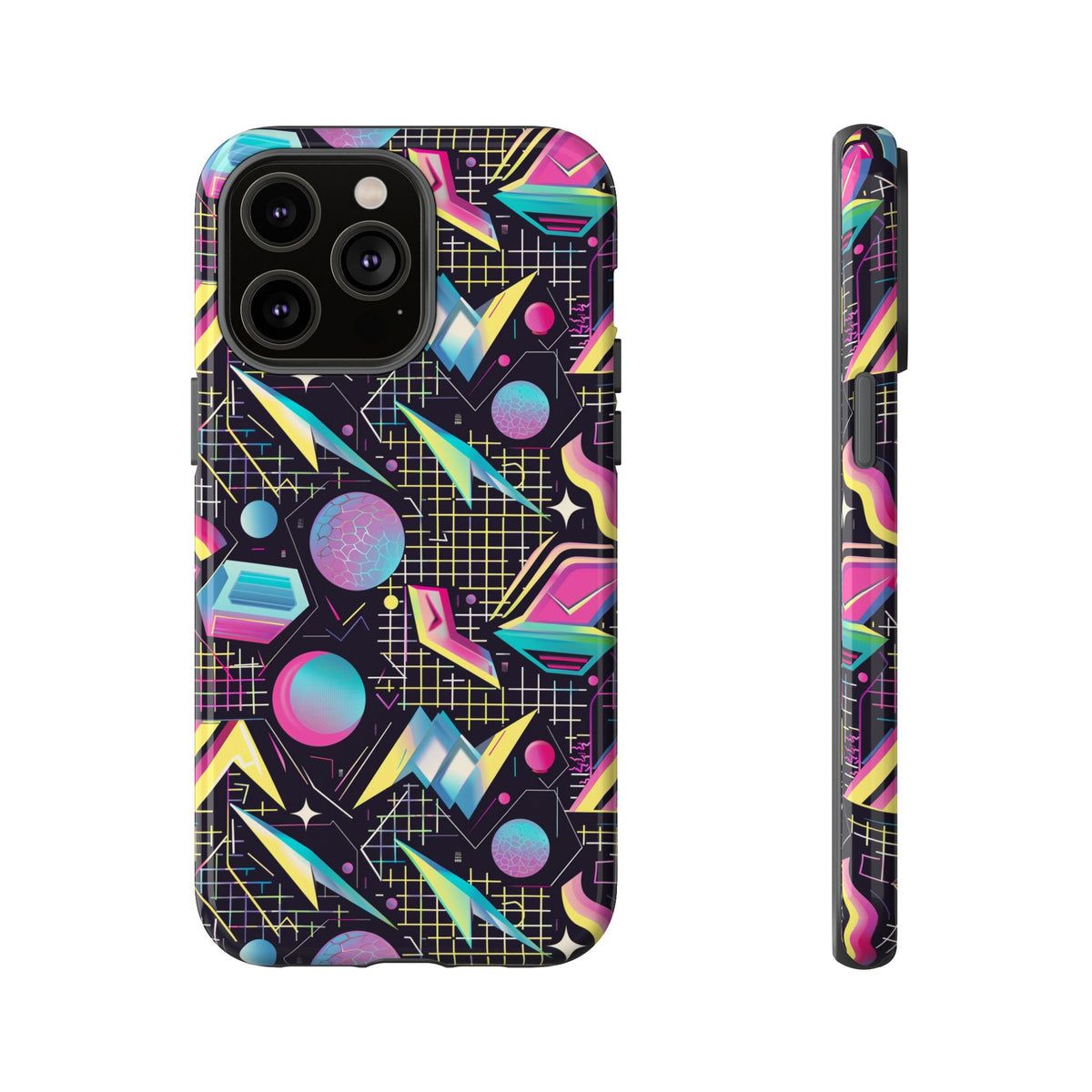 Retro 80s Seamless Phone Case – Vintage Style Meets Modern Protection 086