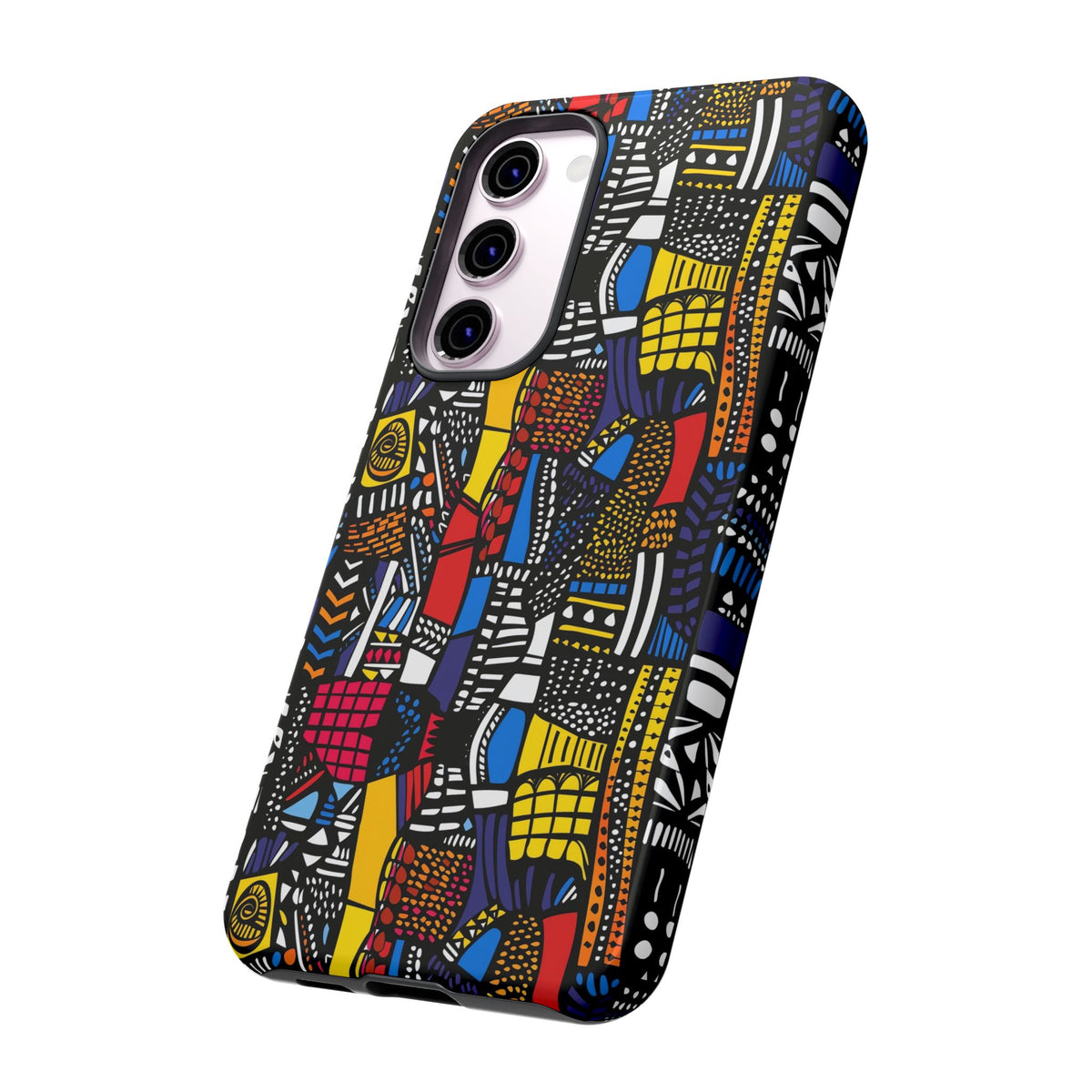 Stylish African Pattern Phone Case – Unique and Vibrant Protection 201