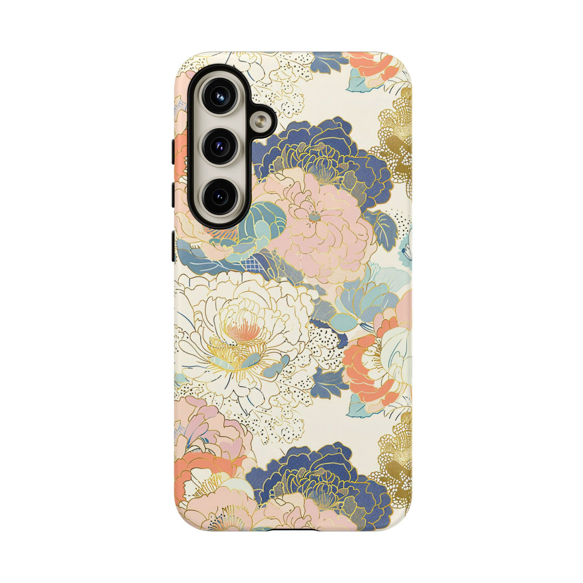 Japanese Blossom Asian Floral Design Phone Case – Elegant Floral Phone Cover 4