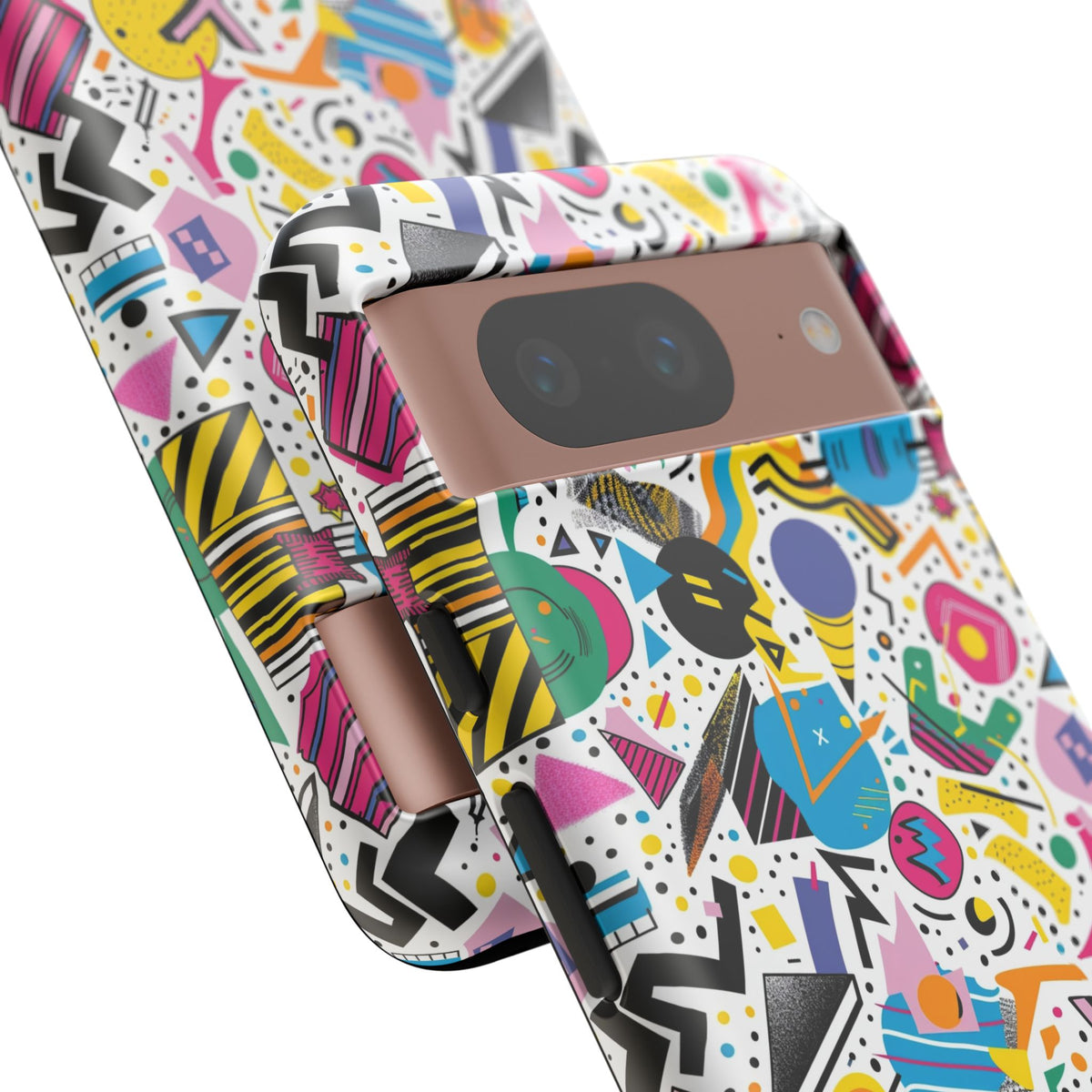 90s Themed Seamless Pattern Phone Case – Embrace Retro Style and Protection 225