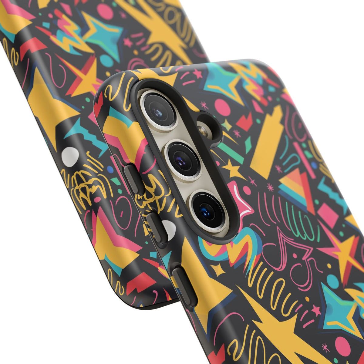 90s Themed Seamless Pattern Phone Case – Embrace Retro Style and Protection 232