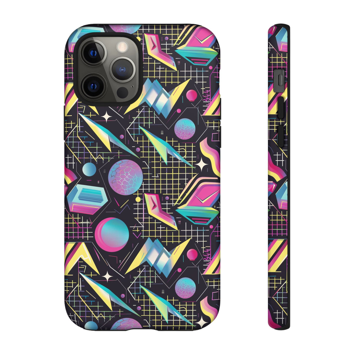 Retro 80s Seamless Phone Case – Vintage Style Meets Modern Protection 086