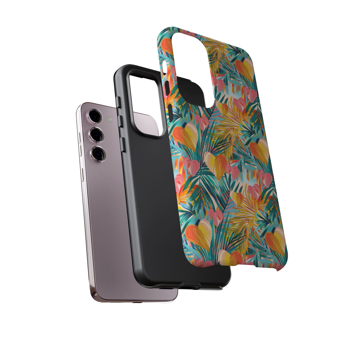 Heart Pattern Phone Case – Stylish & Loving Design for Your Device 824