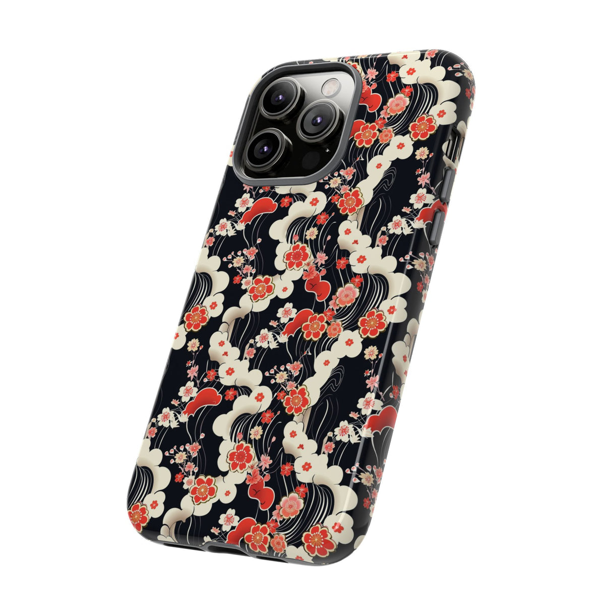 Japanese Pattern Phone Case – Elegant & Timeless Design for Your Phone 478