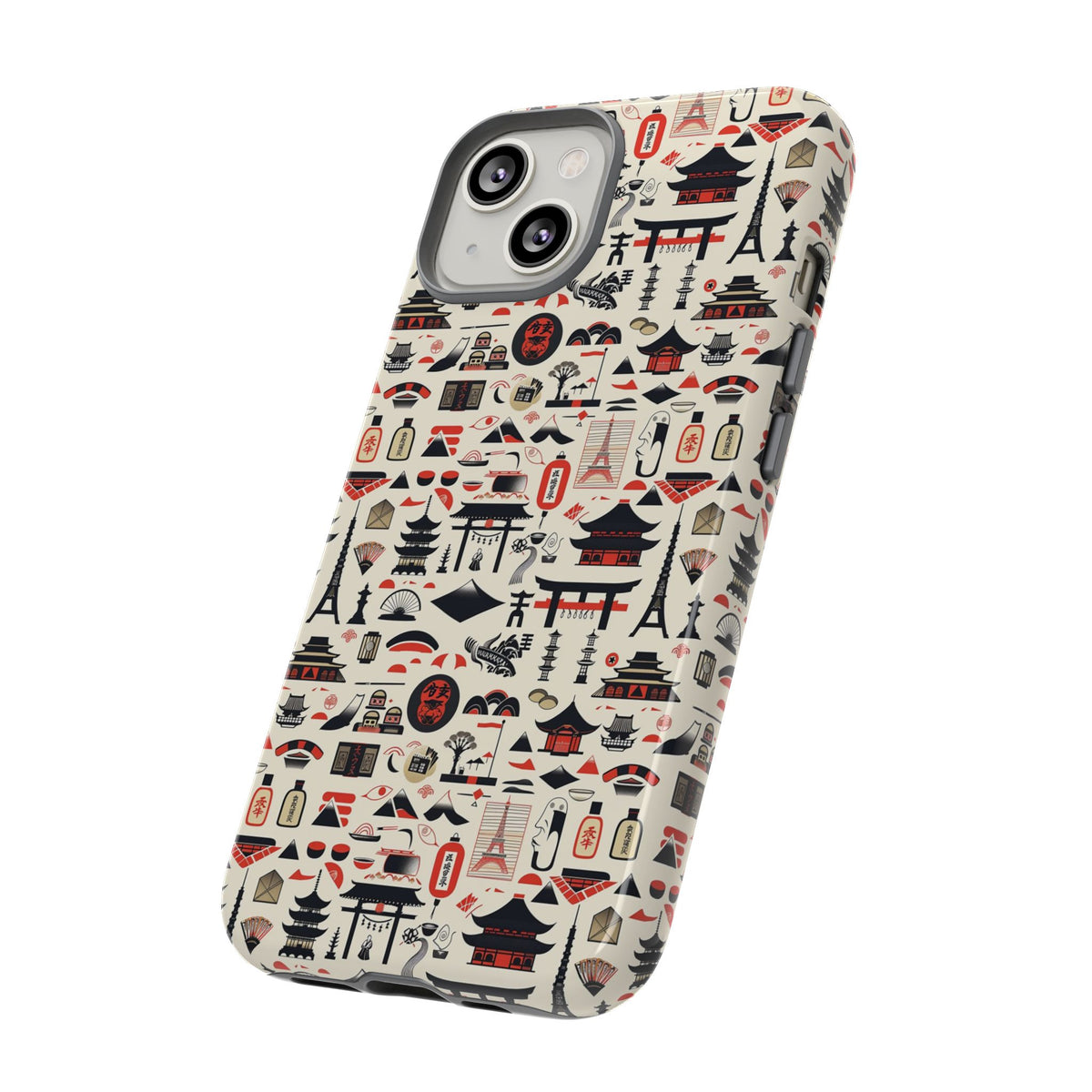 Japanese Pattern Phone Case – Elegant & Timeless Design for Your Phone 010